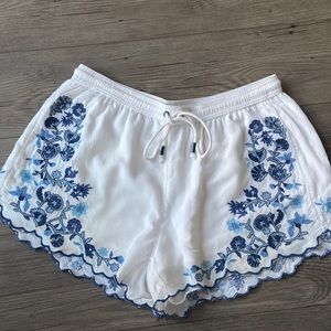 Abercrombie Embroidered Shorts